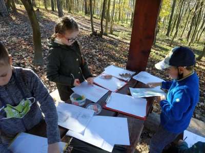 Listopad a prosinec ve škole i v divočině