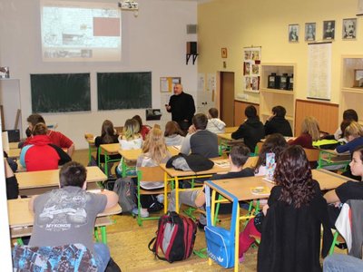 Zdický incident - beseda v 9.AB (9.12. 2013)