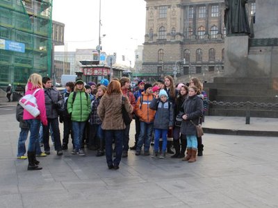Exkurze na Staroměstské radnice a jejího podzemí - 6.AB (17.12. 2013)