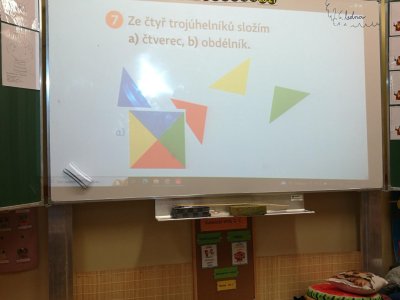 Matematika - skládání geometrických útvarů