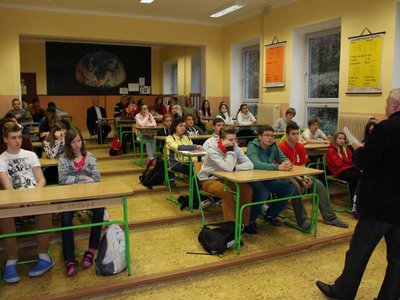 Beseda o Josefu Vorlovi s panem Dušánkem (18.12. 2014)