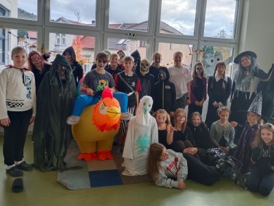 Halloweenská snídaně