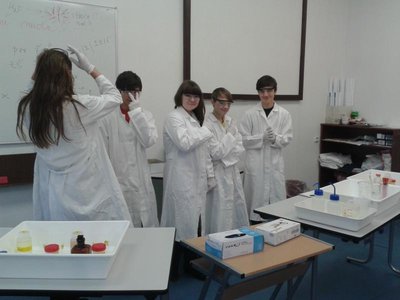 9.A - Exkurze  v Ústavu fyzikální chemie AVČR (4.2. 2015)