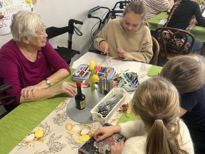 Návštěva - Domov v Zahradách Zdice 24.3.