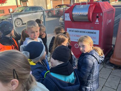 Enviromentální výchova - třídění elektroodpadu, projekt časopis