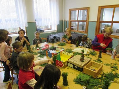 Kroužek - vánoční dílna s rodiči (26.11.2015)