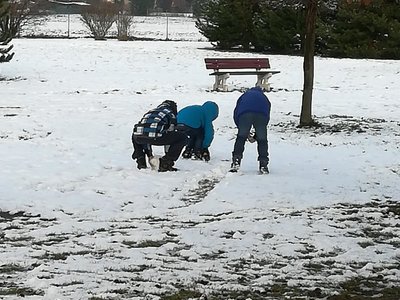 První letošní sněhuláci 19.12.2017