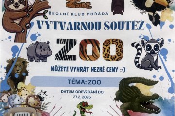 Výtvarná soutěž ZOO ve školním klubu