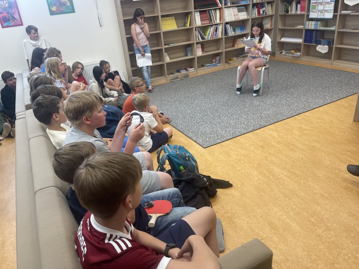 Návštěva školní knihovny